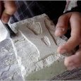 Guédelon : atelier taille de pierre