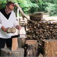 Guédelon : le tavillonneur