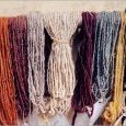 Guédelon : teinture de la laine