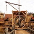 Guédelon : cage à écureuil